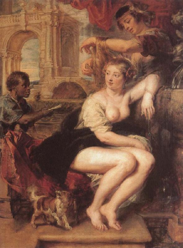 Peter Paul Rubens Bathsheba at the Fountain Sweden oil painting art